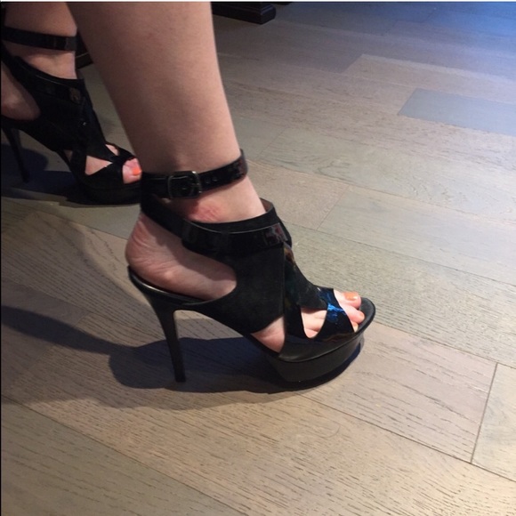 Marciano Shoes - Marciano black straps heels